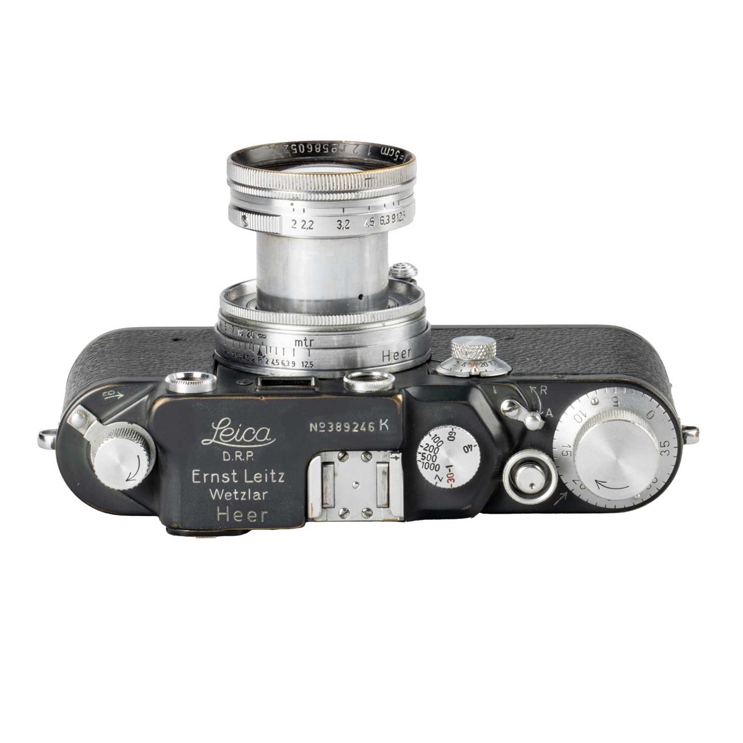 Lot 48 - Leica IIIc K grey HEER