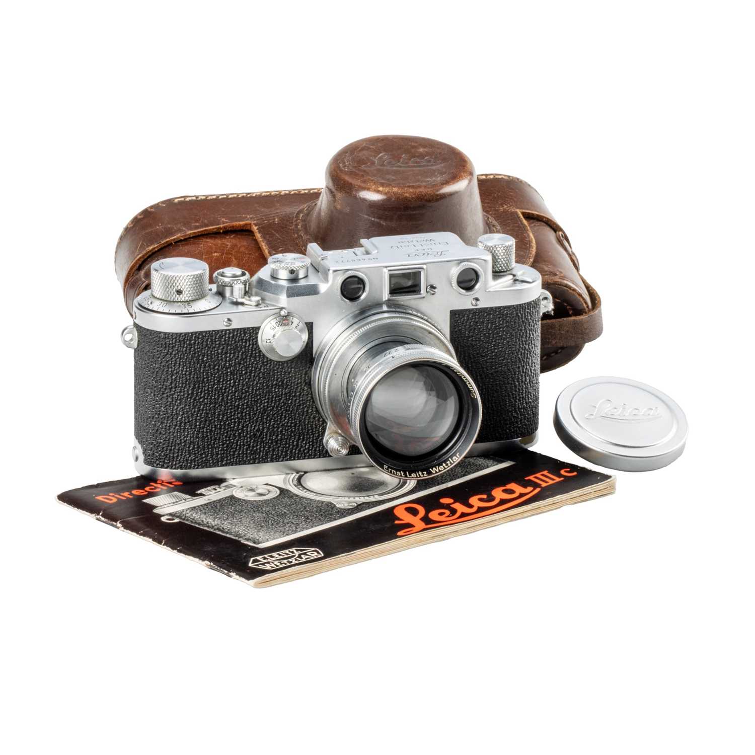 Lot 55 - Leica IIIc Sharkskin