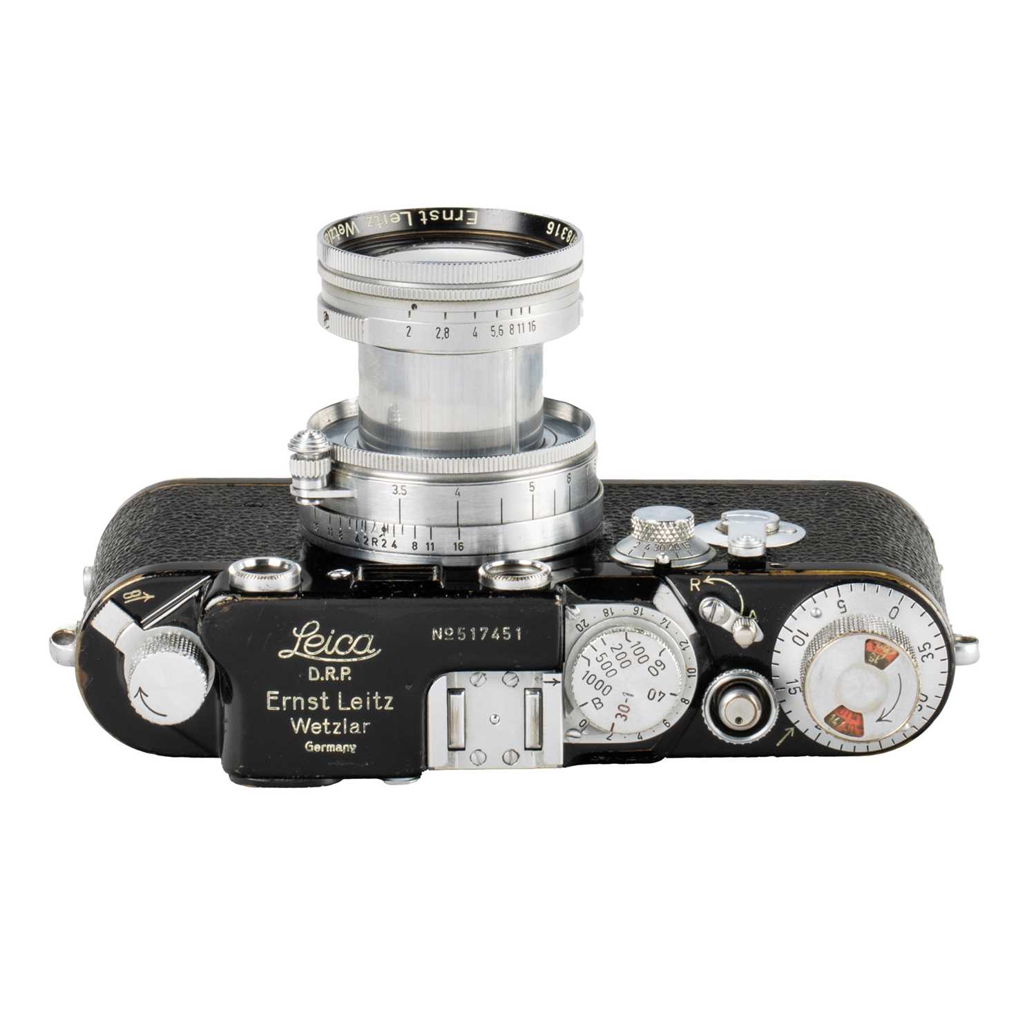 Lot 56 - Leica IIIc Black 'Leitz-Eigentum'