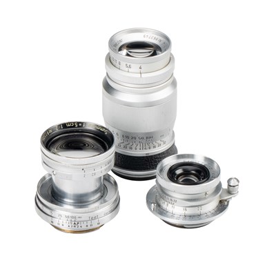 Lot 68 - Leica IIIf + Haber & Fink Lens Turret