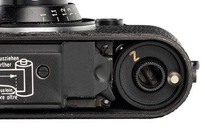Lot 71 - Leica IIIf black paint Swedish Army