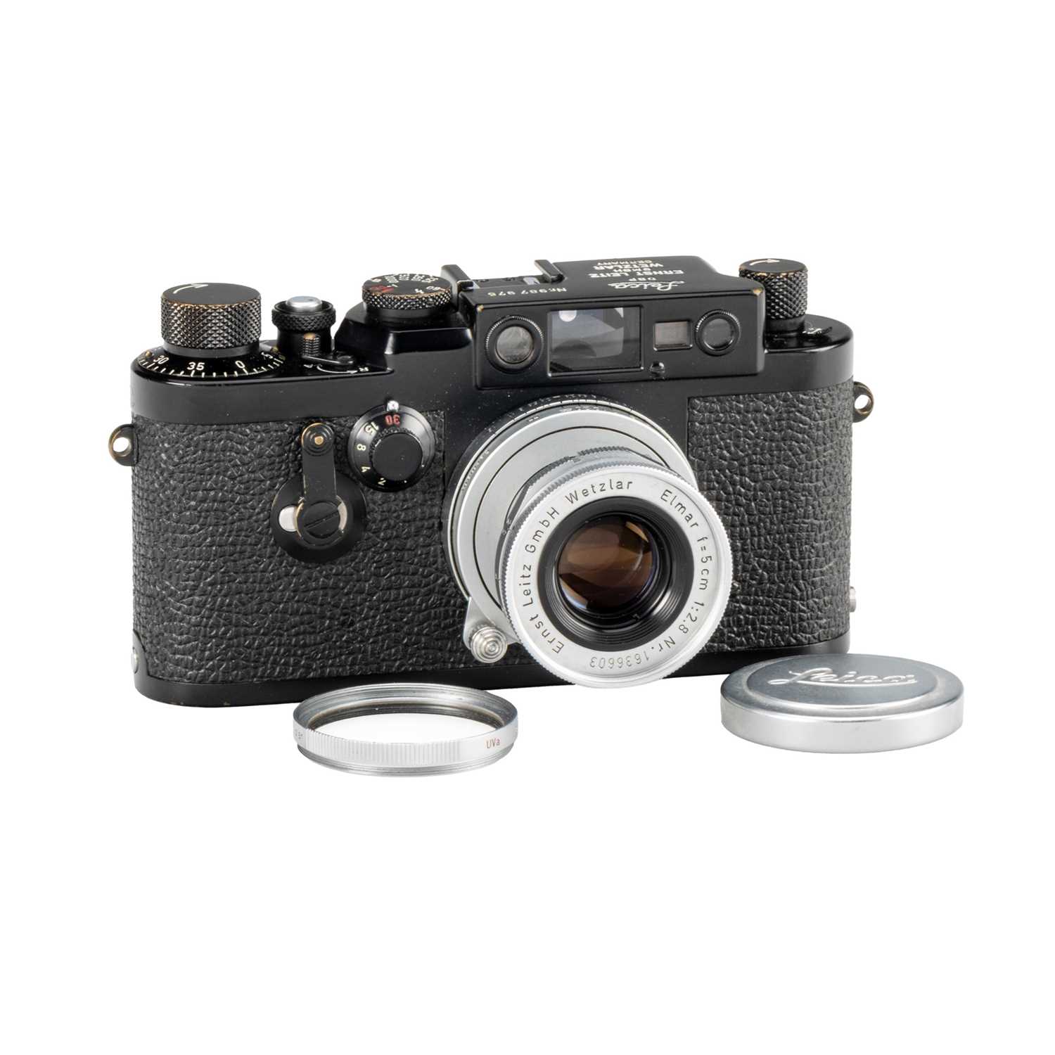 Lot 78 - Leica IIIg black 'Swedish Military'