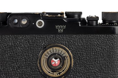 Lot 78 - Leica IIIg black 'Swedish Military'