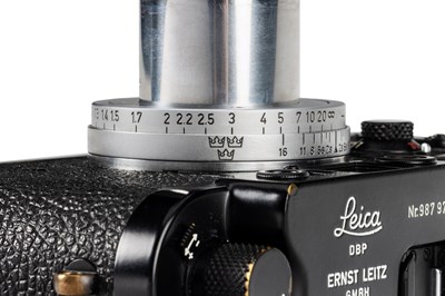 Lot 78 - Leica IIIg black 'Swedish Military'
