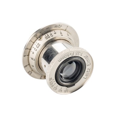 Lot 95 - Leitz Elmar 3.5/50mm nickel
