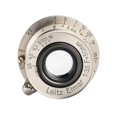 Lot 95 - Leitz Elmar 3.5/50mm nickel
