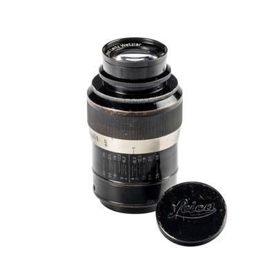 Lot 111 - Leitz Elmar 4/9cm black/nickel