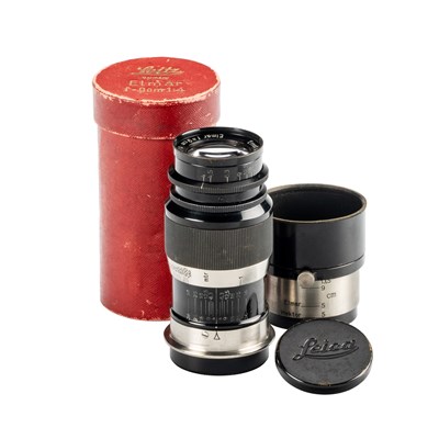 Lot 115 - Leitz Elmar 4/9cm black/nickel