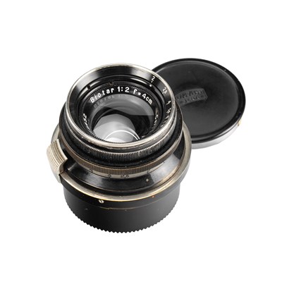 Lot 242 - Carl Zeiss Jena f. Contax Biotar 2/4cm black/nickel