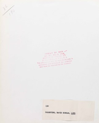 Lot 46 - DAVID DOUGLAS DUNCAN (1916–2018)