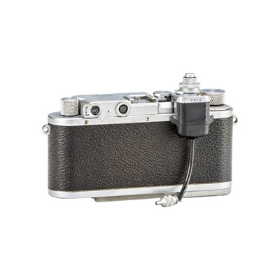 Lot 16 - Leica III Mod.F chrome + BUNOO Flash