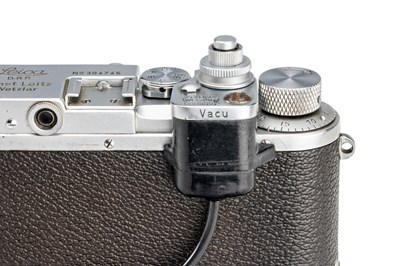 Lot 16 - Leica III Mod.F chrome + BUNOO Flash