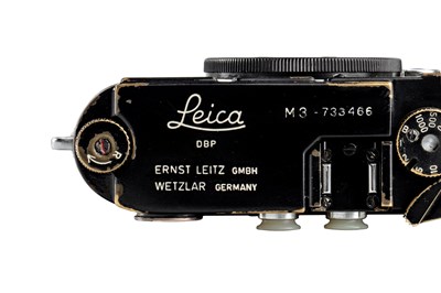 Lot 24 - Leica M3 Black Paint