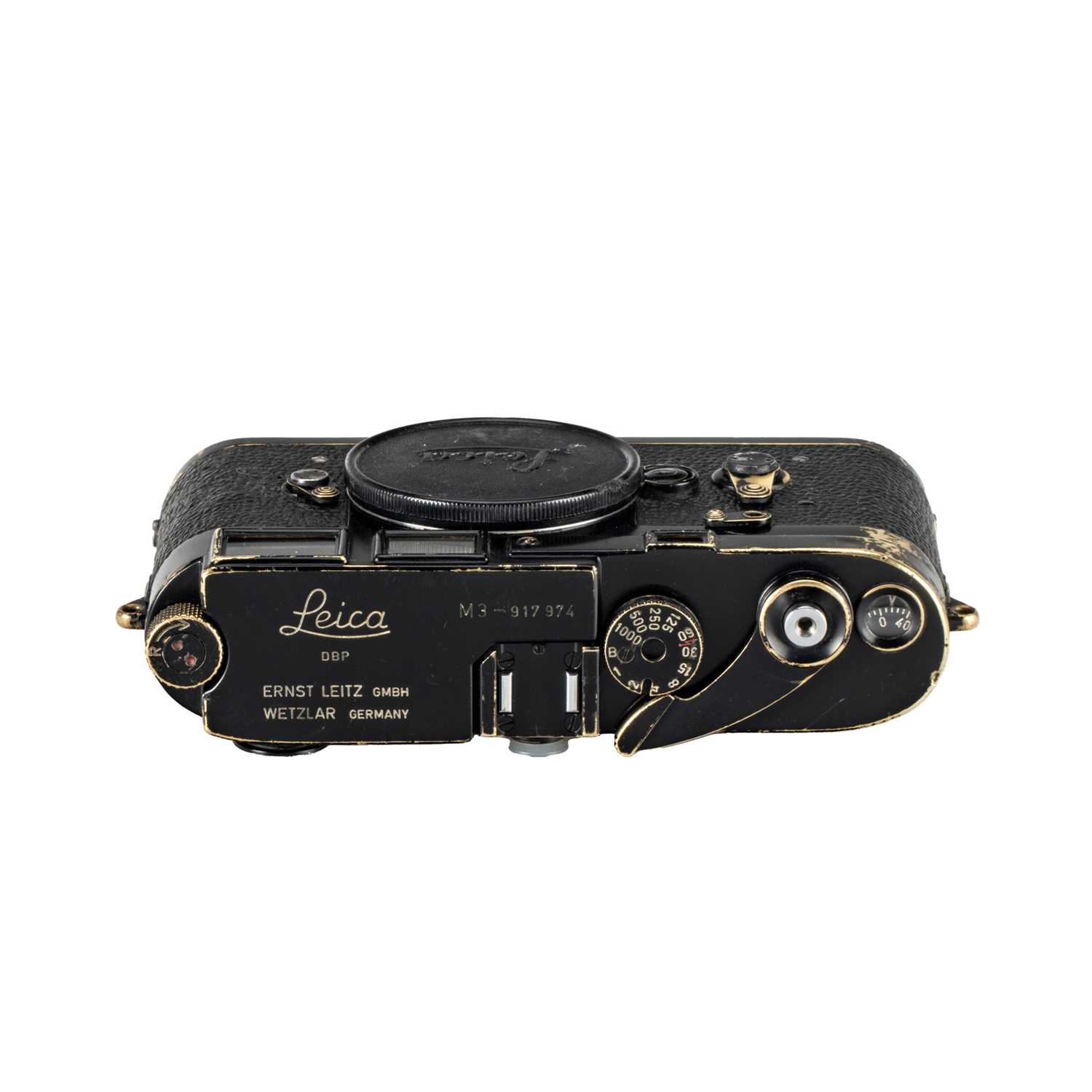 Lot 27 - Leica M3 Black Paint "Black Counter"