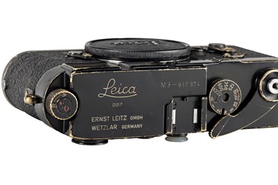 Lot 27 - Leica M3 Black Paint "Black Counter"
