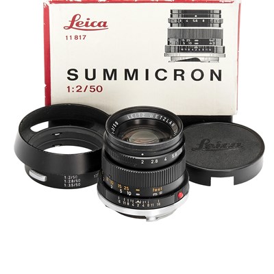 Lot 44 - Leitz Summicron 2/50mm Black 11817