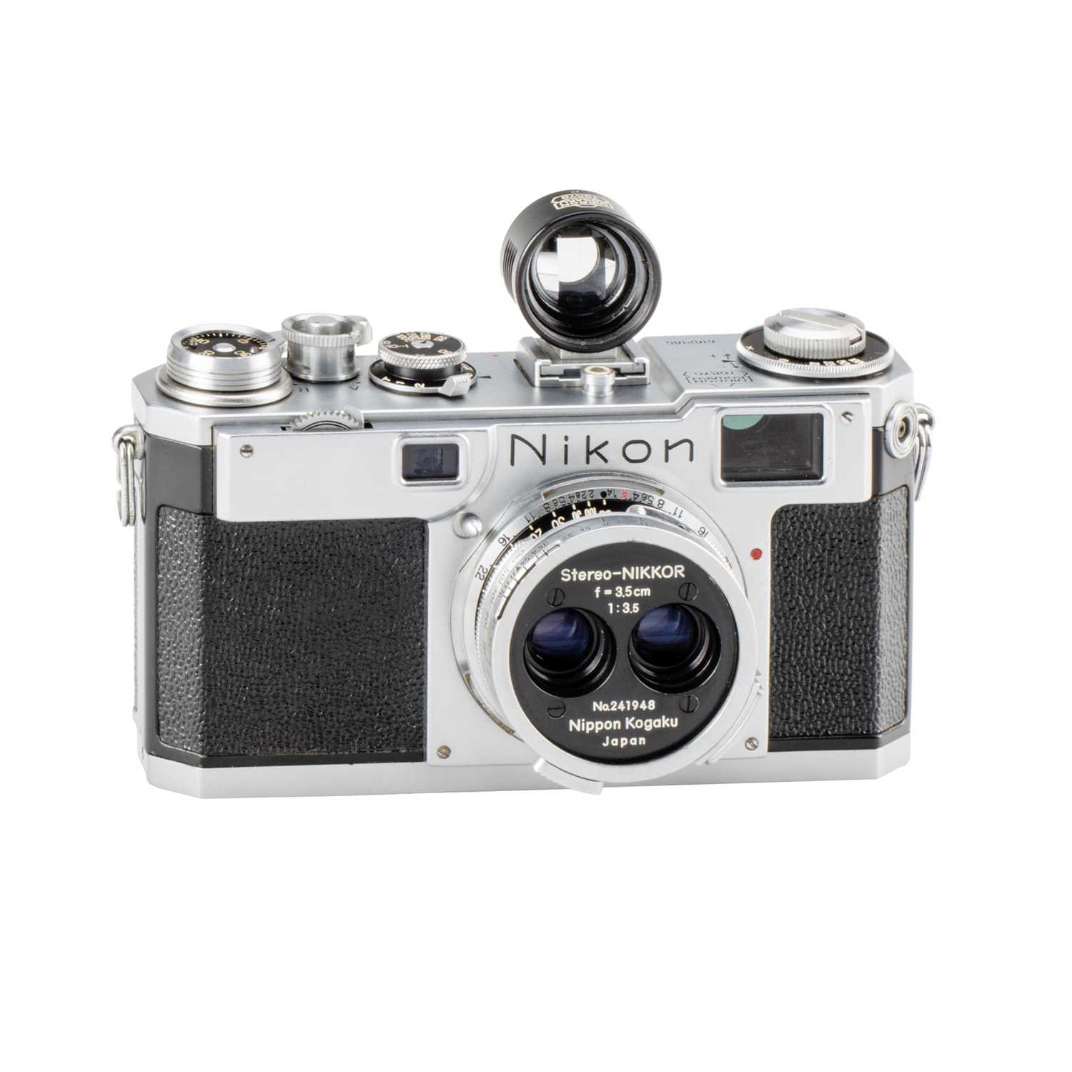 Lot 85 - Nikon S2 + Stereo-Nikkor 3.5/35mm