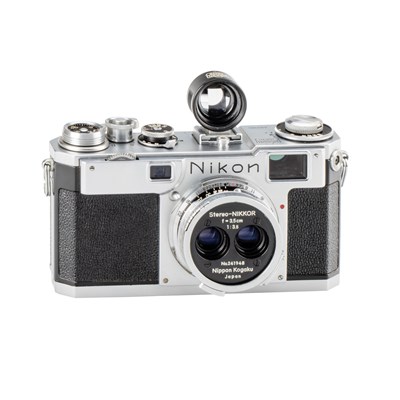 Lot 85 - Nikon S2 + Stereo-Nikkor 3.5/35mm