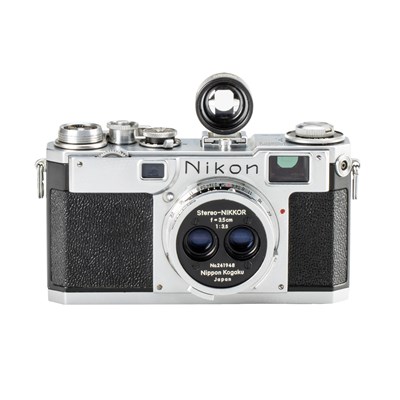 Lot 85 - Nikon S2 + Stereo-Nikkor 3.5/35mm