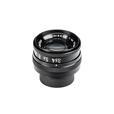Lot 100 - Nippon-Kogaku Tokyo f.M39 Fax-EL-NIKKOR 3.5/6.3cm