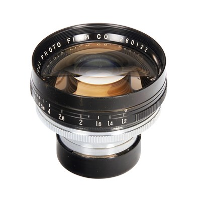 Lot 140 - Fuji Photo Film Co. f. Nikon RF Fujinon 1.2/5cm Black Paint