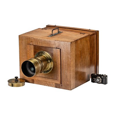 Lot 157 - French Sliding Box Camera 30x40cm