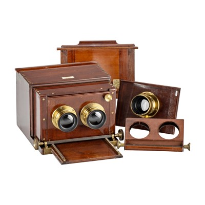 Lot 196 - J.H.Dallmeyer Stereo Sliding Box Camera
