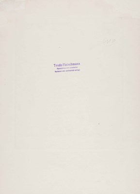 Lot 22 - TRUDE FLEISCHMANN (1895–1990)