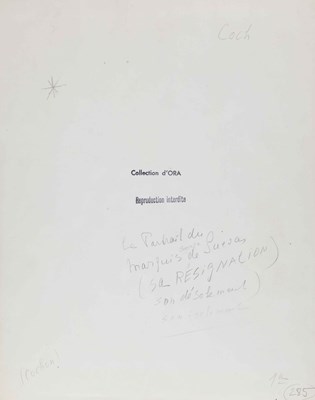 Lot 27 - MADAME D'ORA (1881–1963)