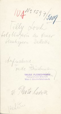 Lot 21 - TRUDE FLEISCHMANN (1895–1990)