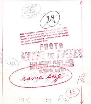 Lot 69 - ANDRÈ DE DIENES (1913–1985)